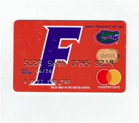 florida gators debit card.